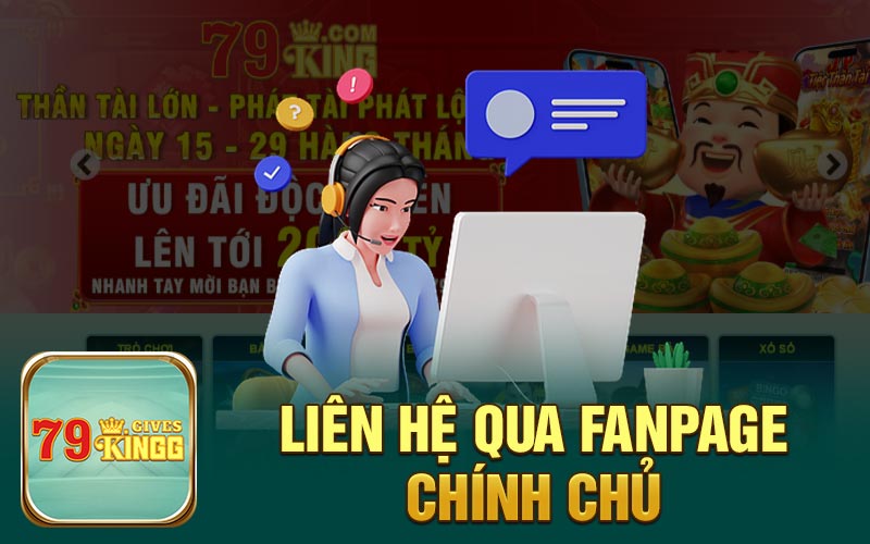 Liên hệ qua fanpage chính chủ